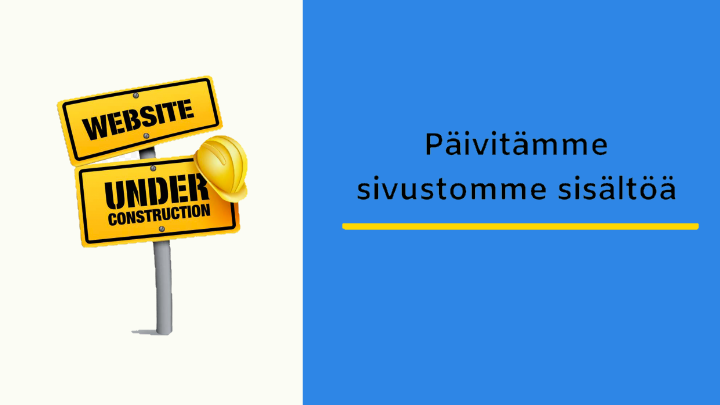 Sivustoamme pivitetn!